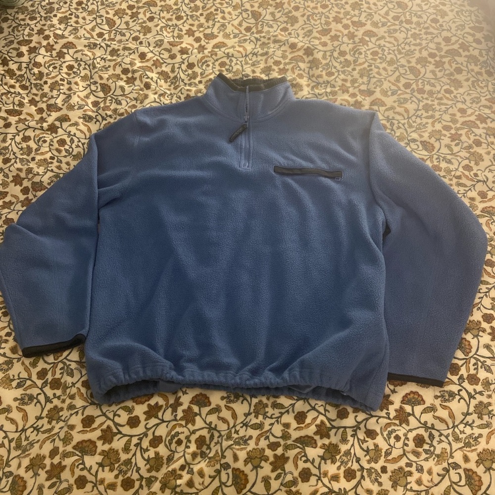 Vintage 90s old navy fleece quarter zip size small